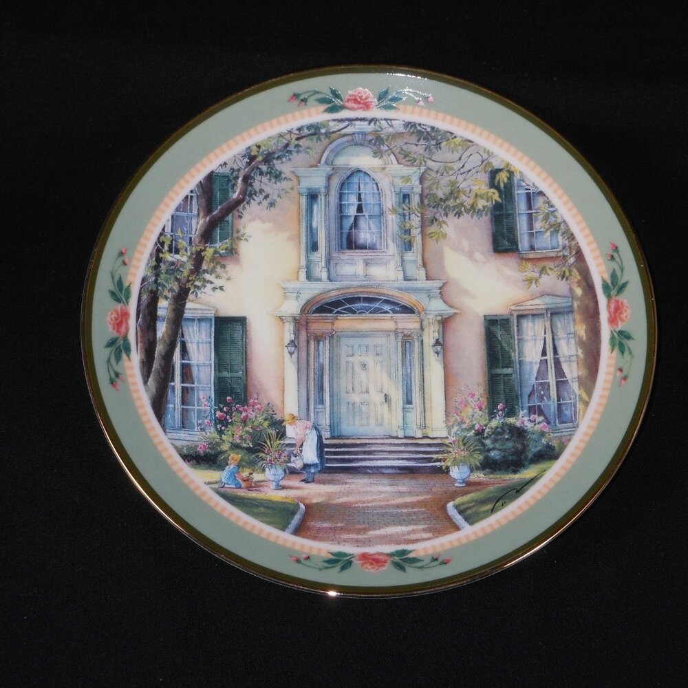 beautiful Trisha Romance collector's plates.8 1/4"
